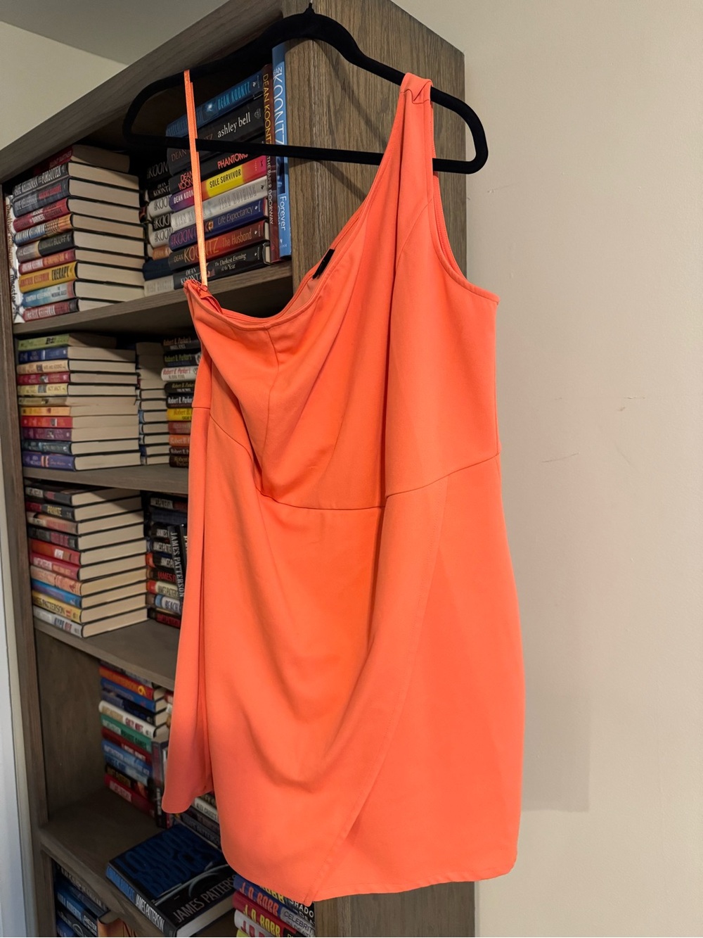 torrid Coral One-Shoulder romper